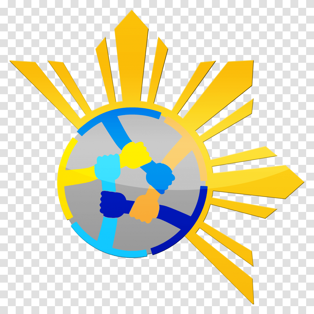 Philippine Flag Star Tattoo Cartoon Jingfm Logo Philippine Flag Sun, Symbol, Trademark, Outdoors, Astronomy Transparent Png