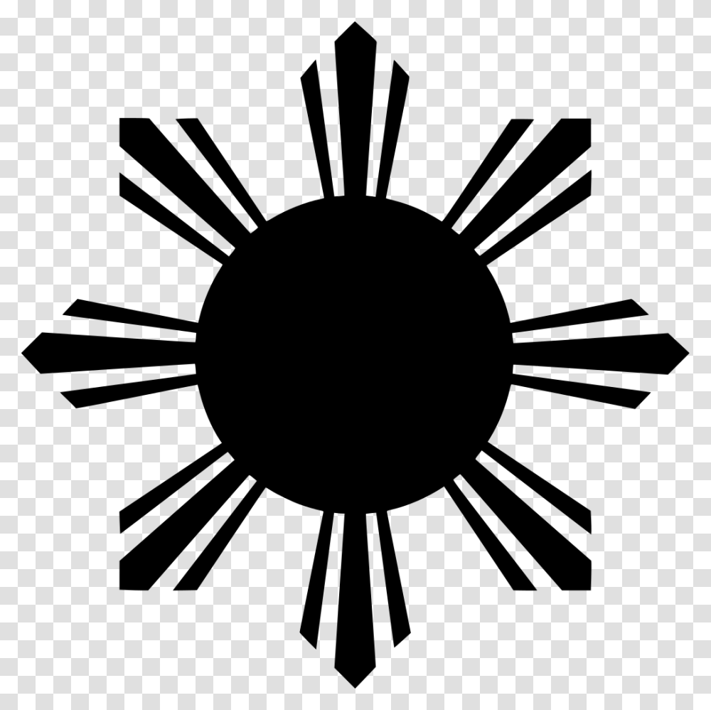 Philippine Flag Sun, Gray, World Of Warcraft Transparent Png