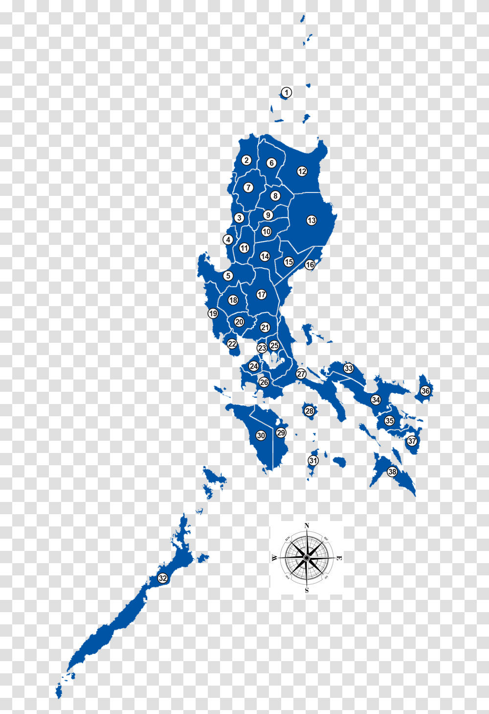 Philippine Map, Plot, Number Transparent Png
