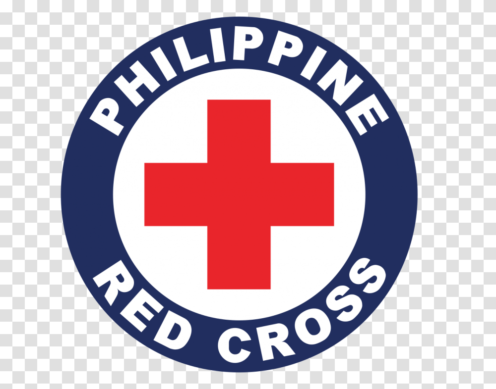 Philippine Red Cross Emblem, Logo, Trademark, First Aid Transparent Png