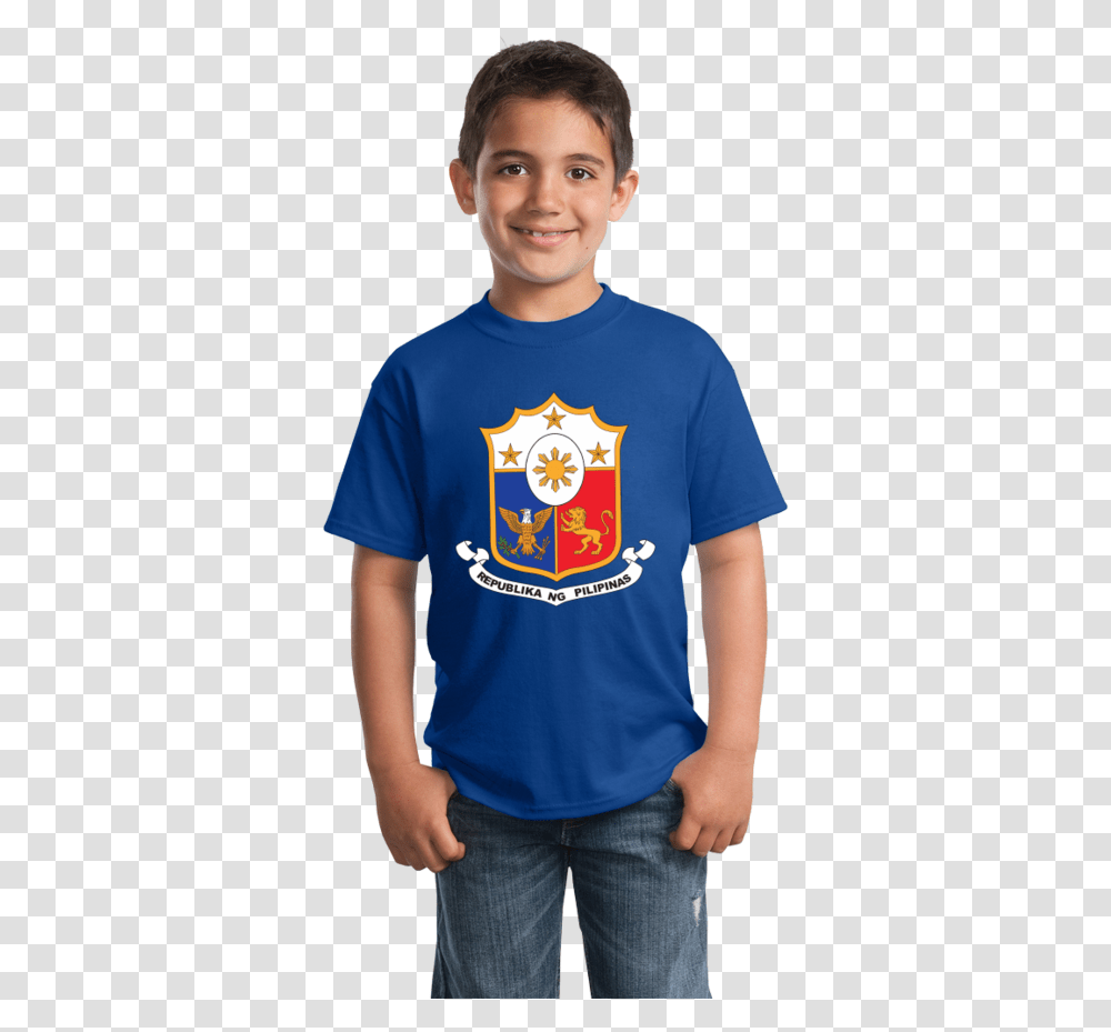 Philippines Coat Of Arms Filipino Pride Heritage Love Flag Tshirt, Clothing, Apparel, Person, Human Transparent Png