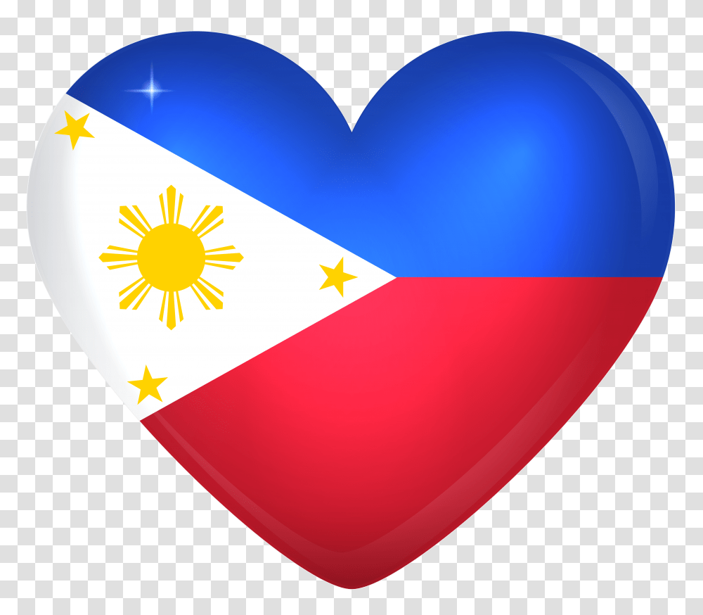Philippines Large Heart, Balloon, Label Transparent Png