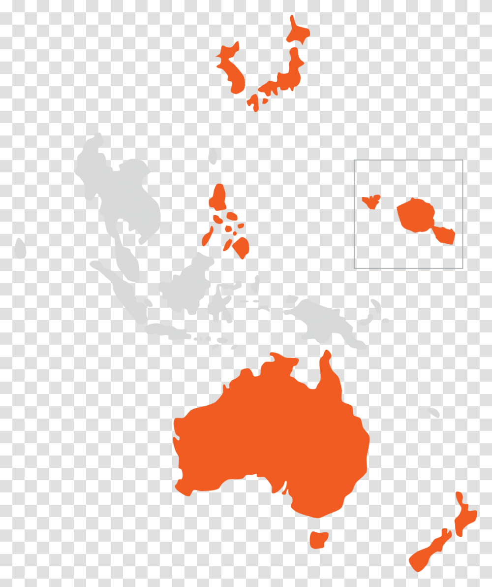 Philippines To Australia Map, Diagram, Plot, Atlas Transparent Png