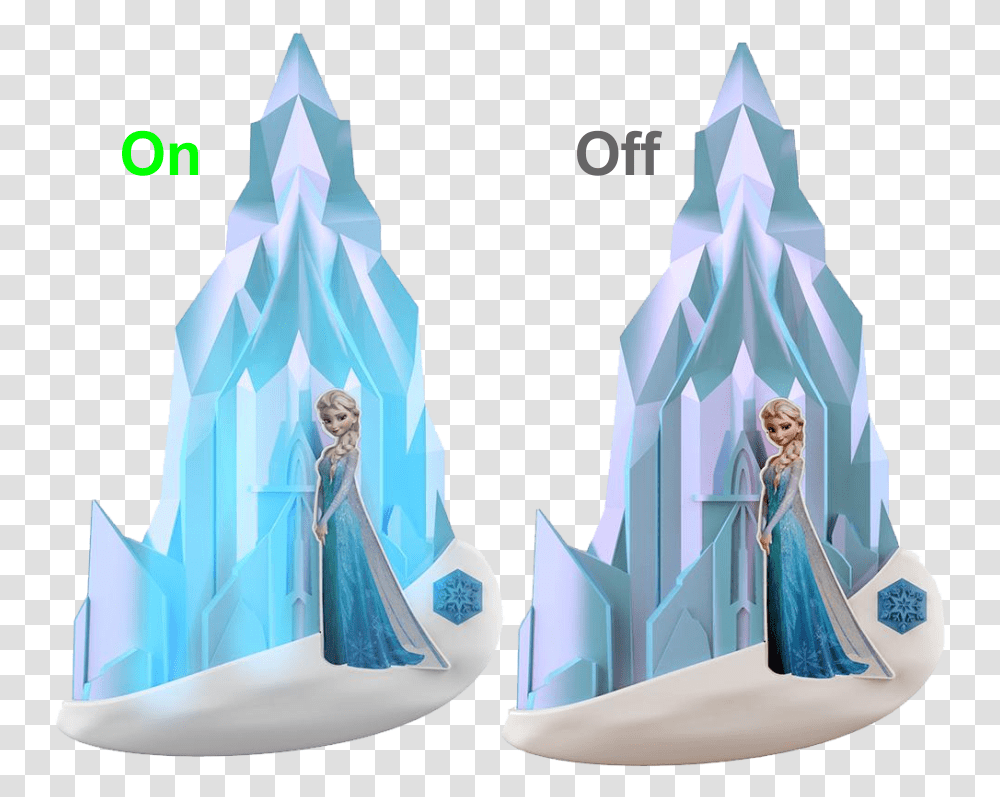 Philips 3d Led Wall Light Disney Frozen Elsa Disney 3d Wall Light, Outdoors, Nature, Ice, Person Transparent Png