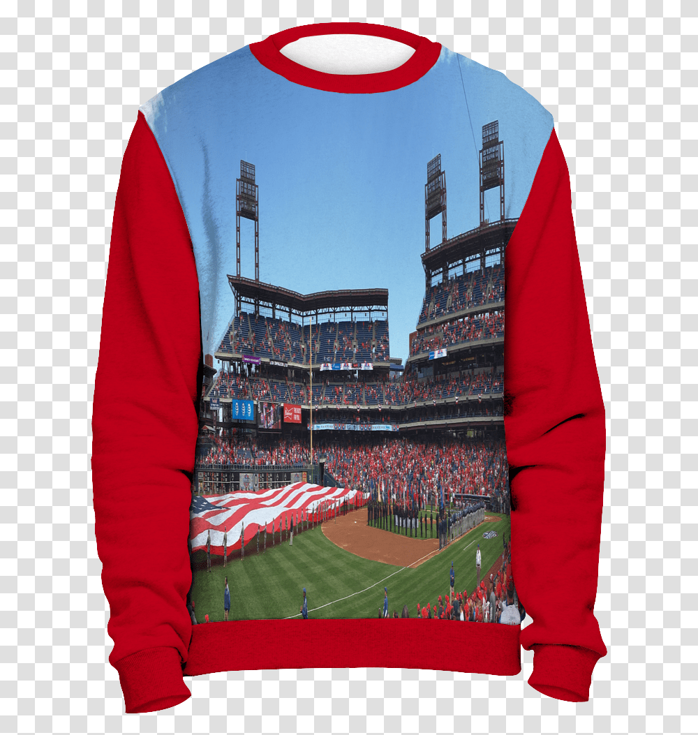 Philly Baseball All Over Sweatshirt Alpha Phi Alpha Ugly Christmas Sweater, Sleeve, Apparel, Building Transparent Png