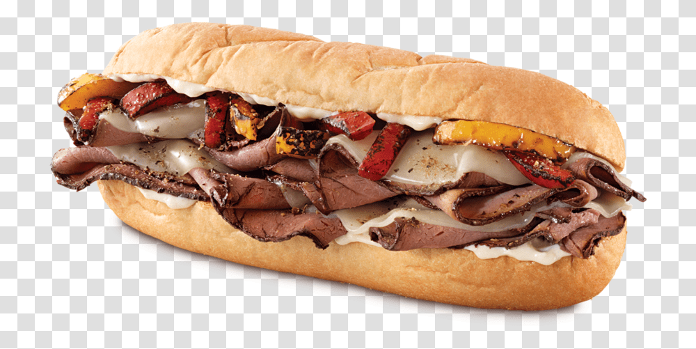 Philly Cheese Steak Fire Roasted Philly Arbys, Food, Burger, Hot Dog, Pork Transparent Png