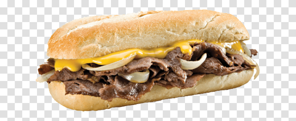Philly Cheese Steak White Background, Burger, Food, Sandwich Transparent Png