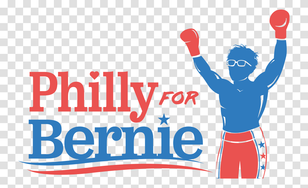 Philly For Bernie Tchoukball, Person, People, Poster Transparent Png