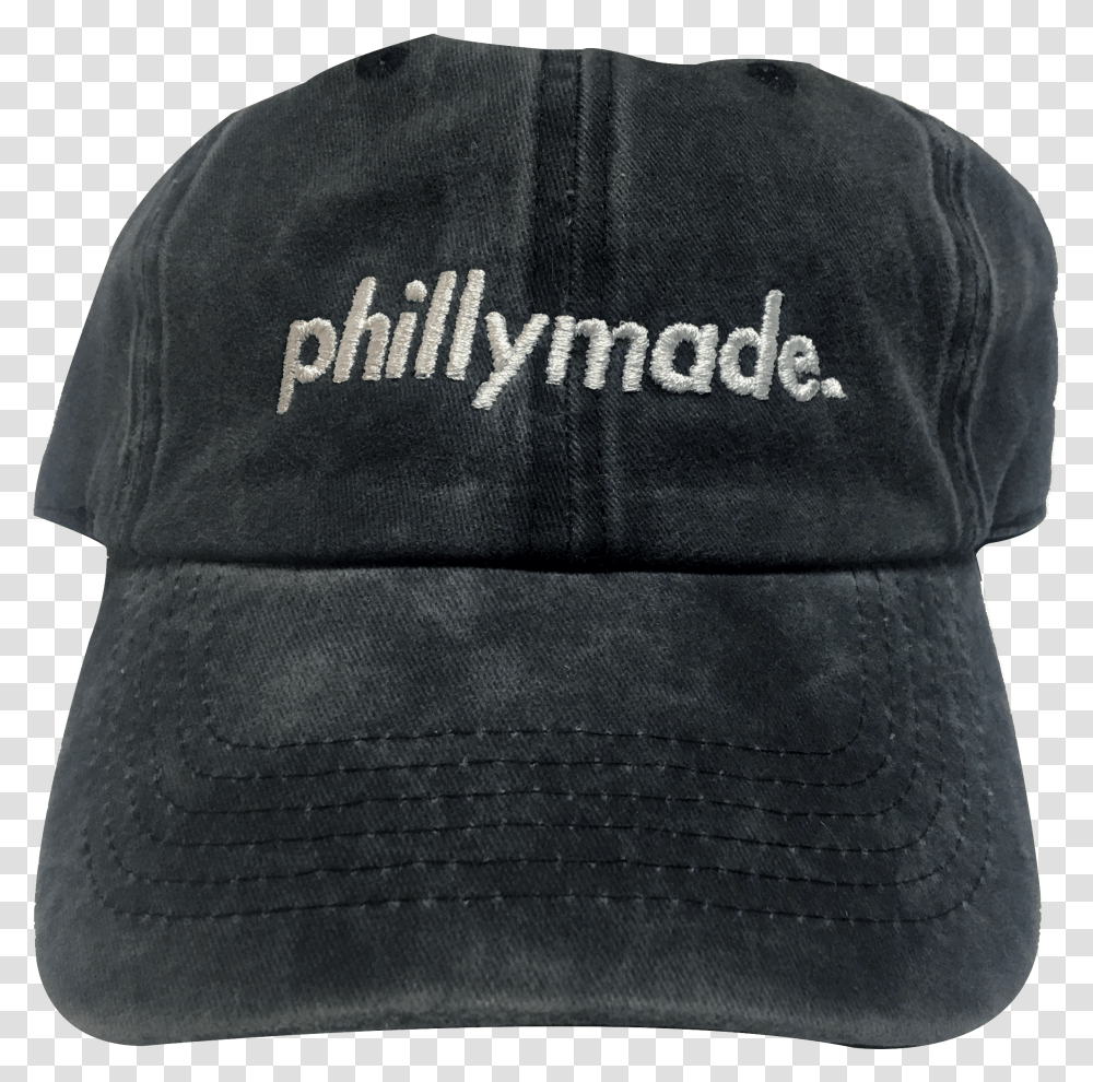 Phillymade Hat Black Vintagefaded Unstructured Dad Hat For Baseball Transparent Png