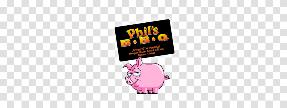 Phils Bbq Restaurant Bbq Catering, Pig, Mammal, Animal, Business Card Transparent Png