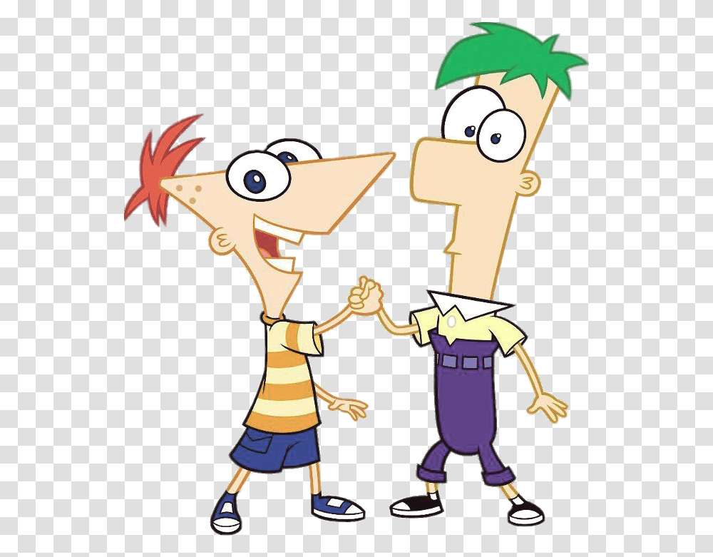Phineas And Ferb Friends Image Phineas And Ferb Characters, Person, Toy, People, Art Transparent Png