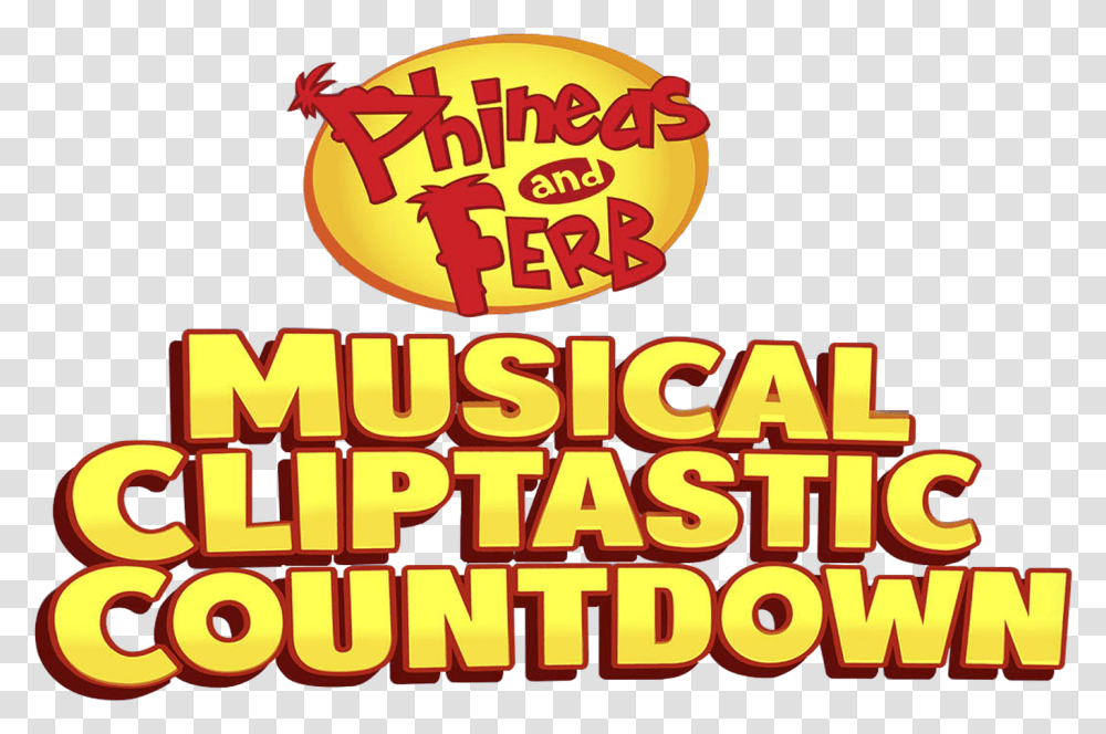 Phineas And Ferb Musical Cliptastic Phineas And Ferb, Text, Word, Alphabet, Crowd Transparent Png