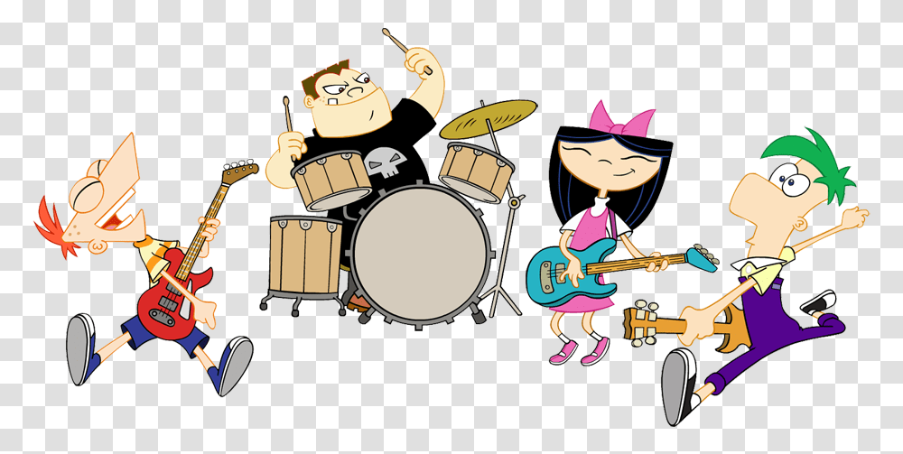 Phineas And Ferb, Musician, Person, Musical Instrument, Human Transparent Png