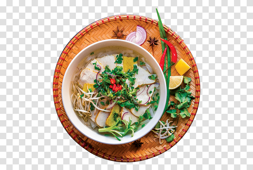 Pho Ga Asian Soups, Bowl, Dish, Meal, Food Transparent Png