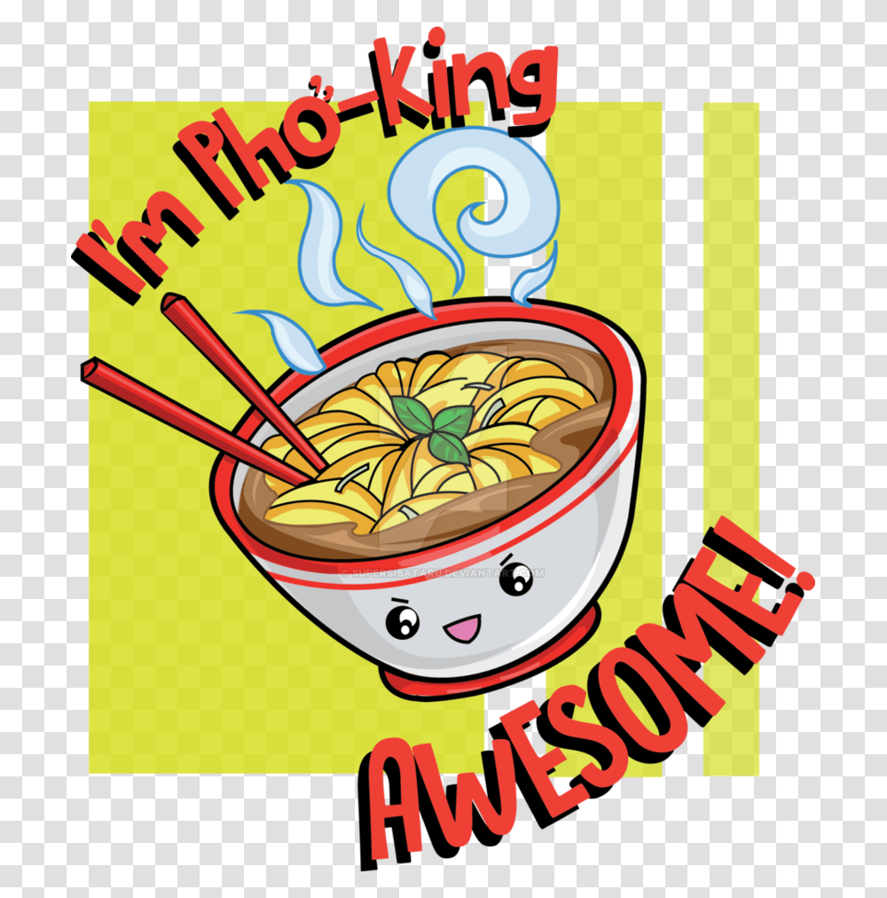 Pho King Awesome, Bowl, Food, Meal Transparent Png