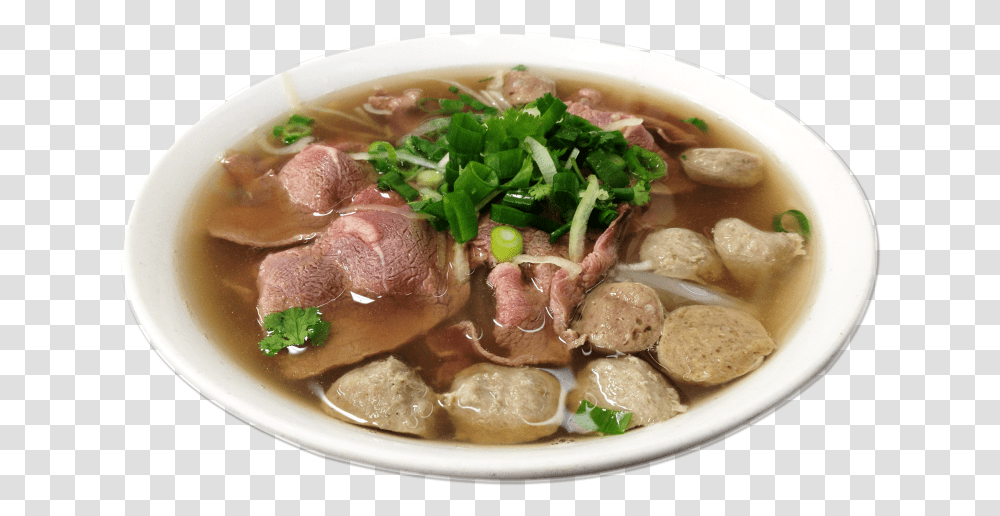 Pho Small Boiled Beef, Dish, Meal, Food, Bowl Transparent Png