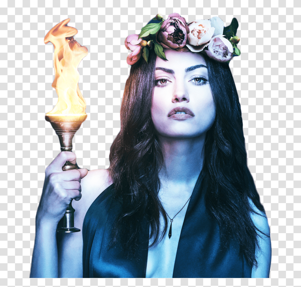 Phoebe Tonkin 1 By Flowerbloom172 Claire Holt The Originals Hd, Person, Light, Torch, Plant Transparent Png