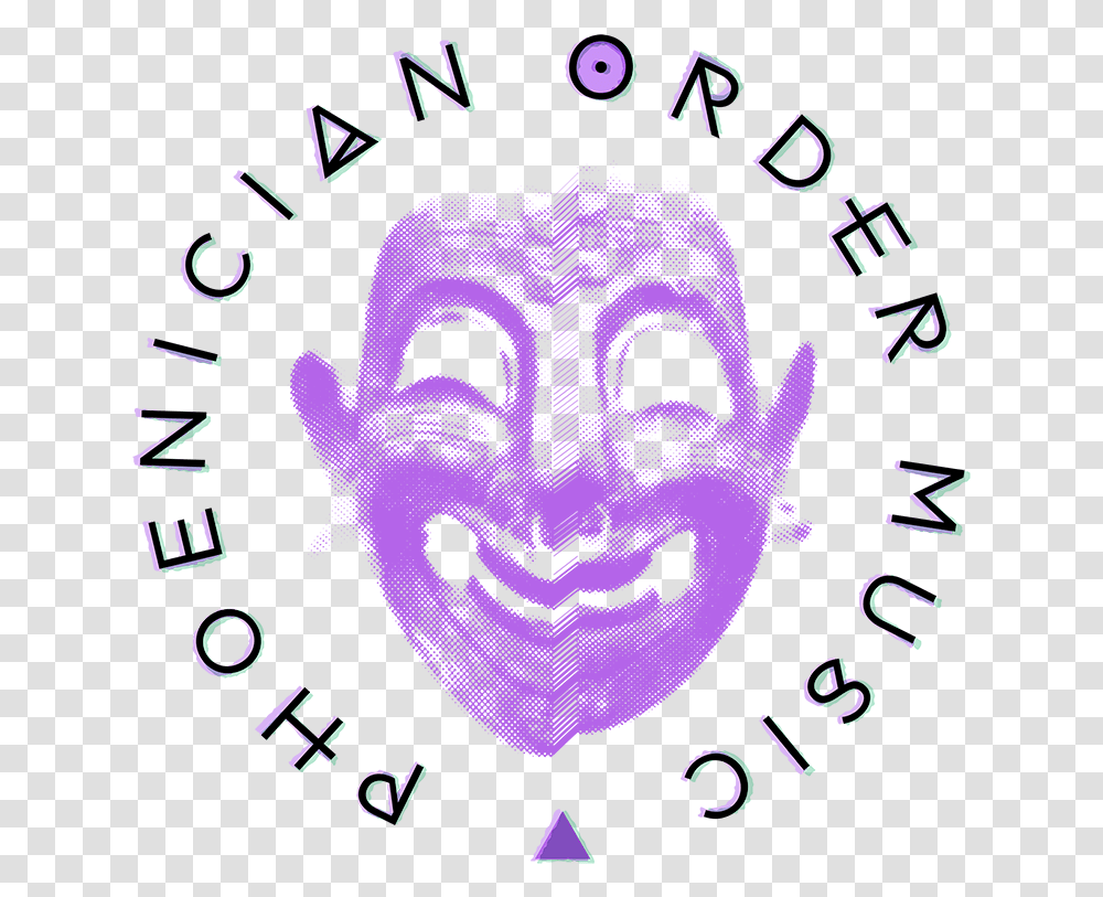 Phoenician Order Music Skull, Text, Symbol, Logo, Person Transparent Png