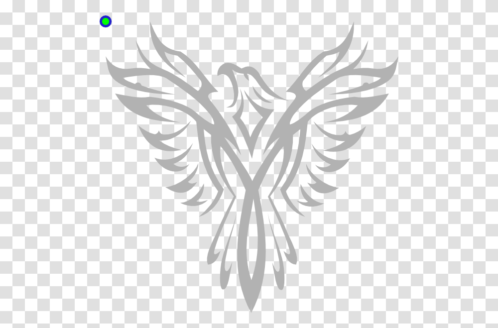 Phoenix 1 Image Eagle Black And White, Emblem, Symbol, Stencil Transparent Png