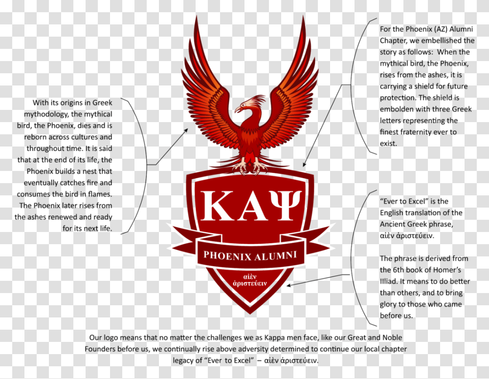 Phoenix Alumni Kappa Alpha Psi, Logo, Trademark, Emblem Transparent Png