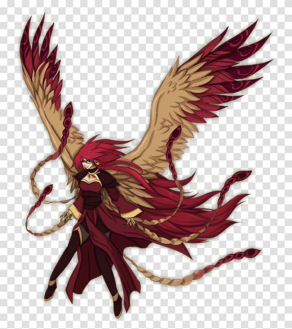 Phoenix Anime Illustration, Chicken, Poultry, Fowl, Bird Transparent Png