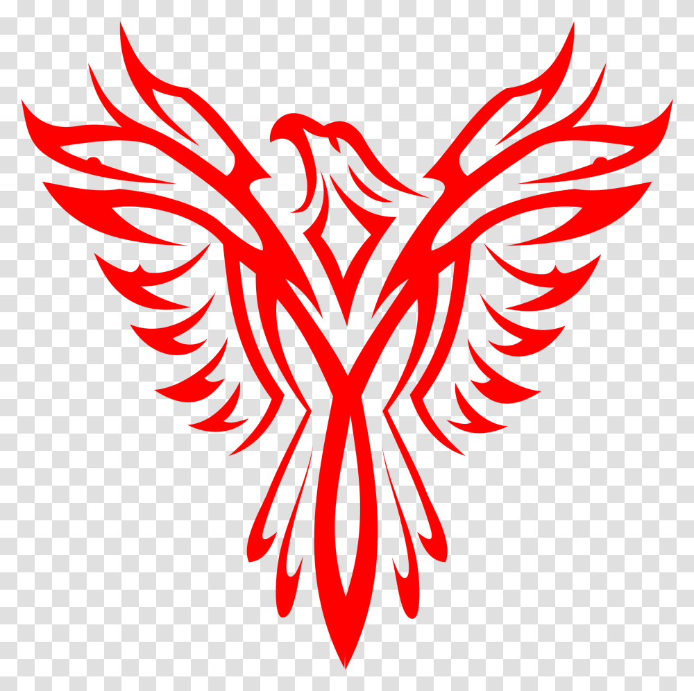 Phoenix Bird 3 Image Eagle Black And White, Symbol, Emblem, Dynamite, Bomb Transparent Png