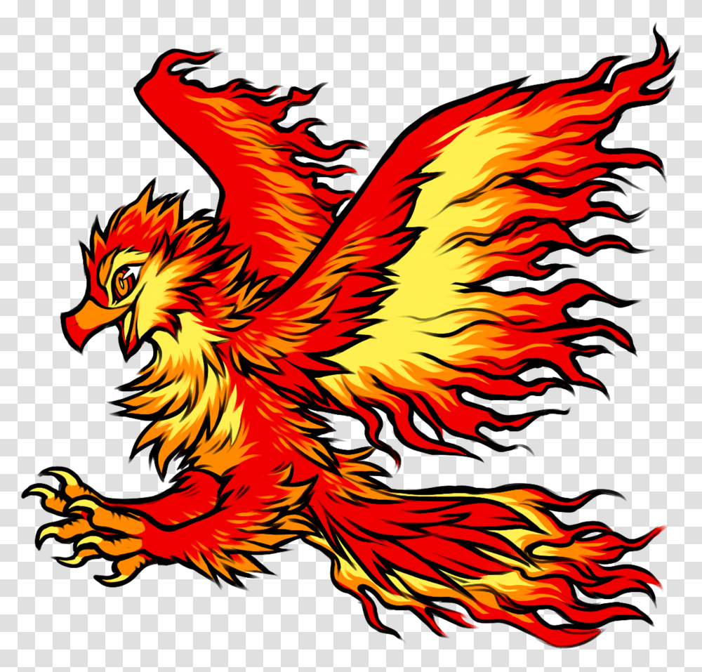 Phoenix Bird Fire Phoenix Transparent Png