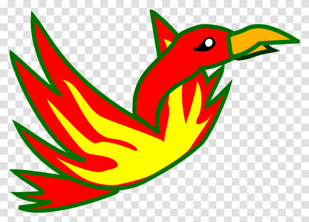 Phoenix Bird Of Fire Mythical Firebird Clip Art, Animal, Dragon, Symbol, Pattern Transparent Png