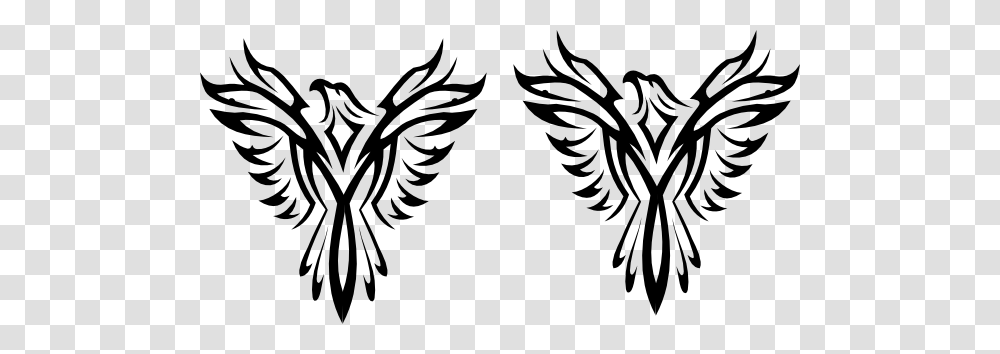 Phoenix Clipart Royalty Free, Stencil, Silhouette Transparent Png