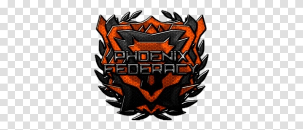 Phoenix Federacy Logo V Automotive Decal, Symbol, Trademark, Text, Emblem Transparent Png