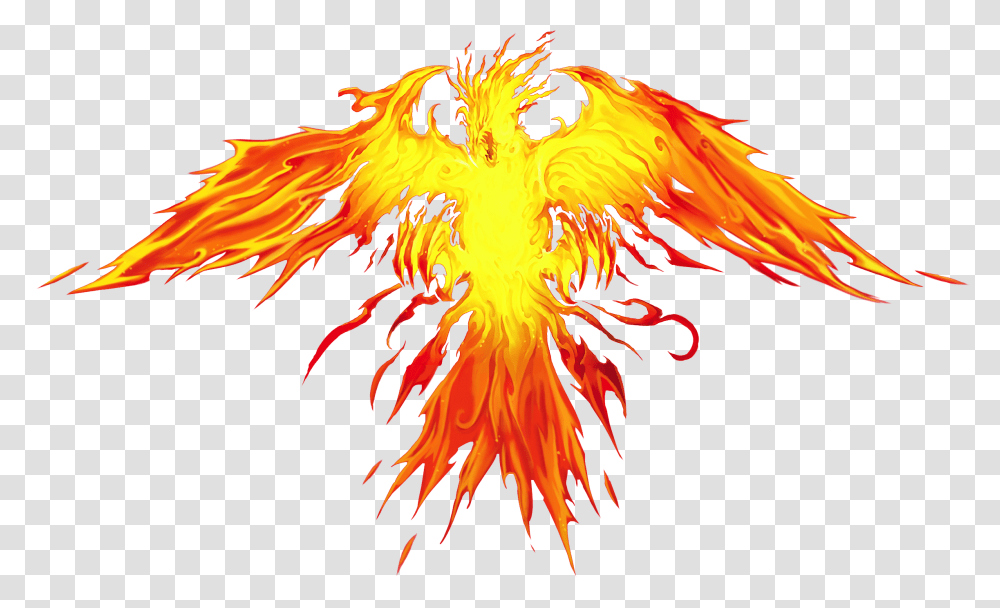 Phoenix, Fire, Flame, Pattern Transparent Png