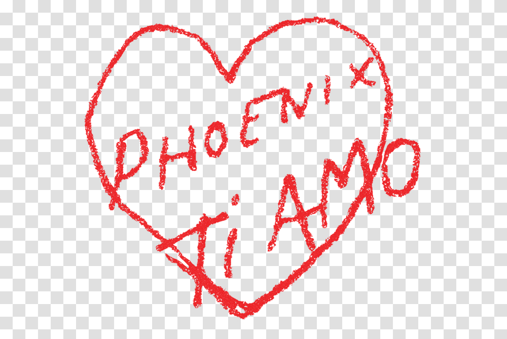 Phoenix Language, Text, Heart, Handwriting Transparent Png