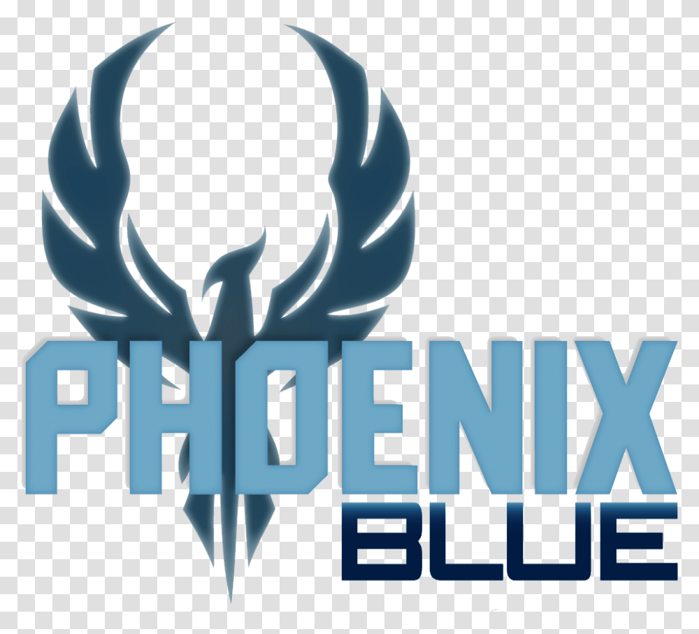 Phoenix Logo Design Blue, Word, Trademark Transparent Png