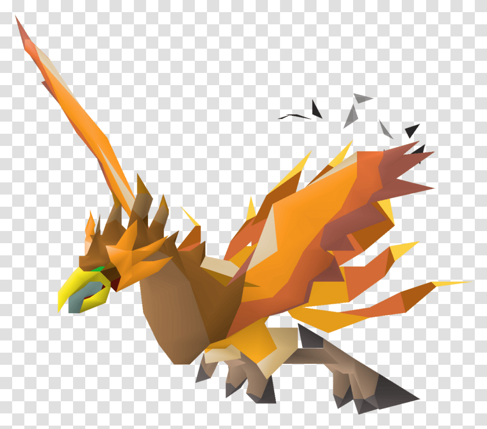 Phoenix Osrs Wiki, Dragon, Art, Paper Transparent Png