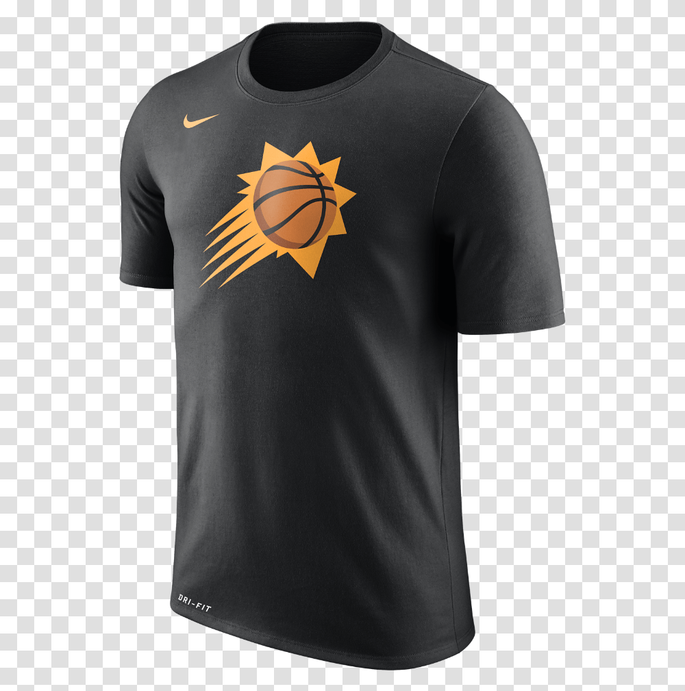 Phoenix Suns Nike Dry Logo Mens Nba T Brooklyn Nets Shirt Nike, Clothing, Apparel, T-Shirt, Person Transparent Png