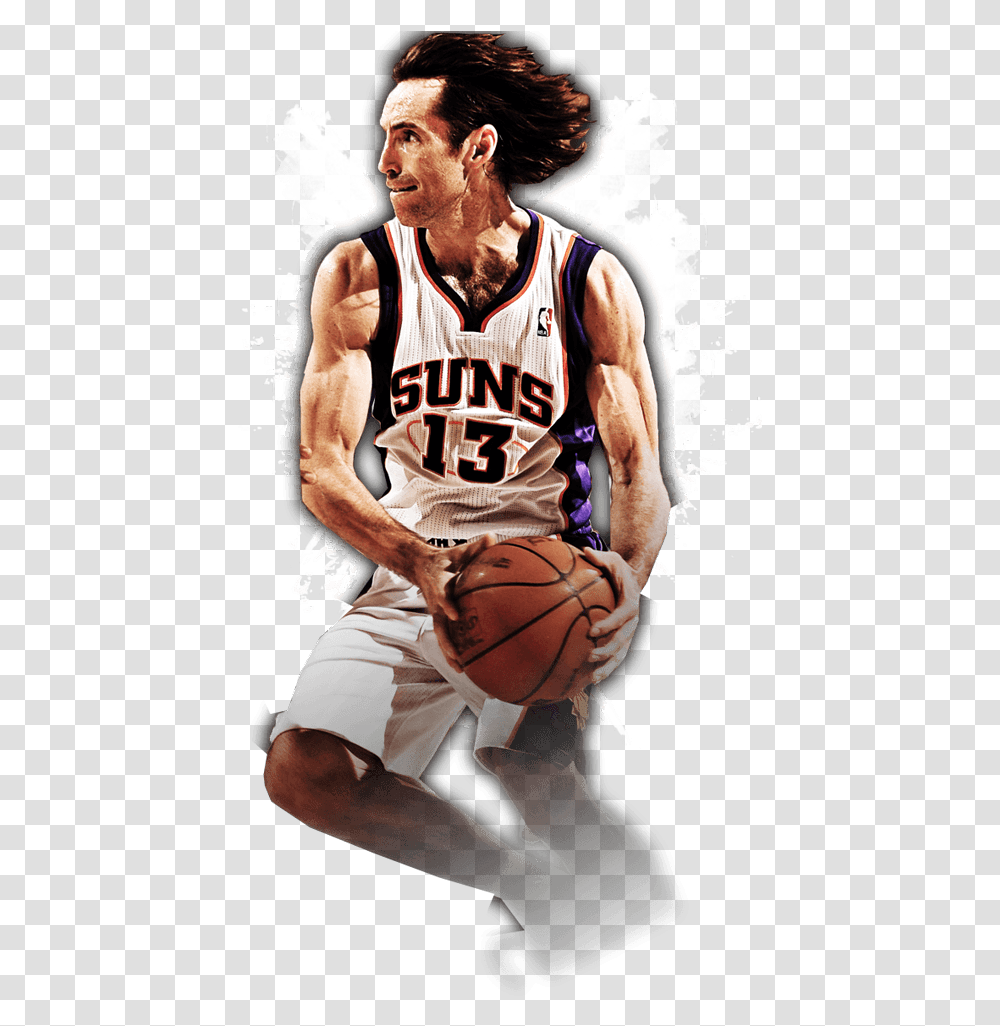 Phoenix Suns Stitched Steve Nash Background, Person, Human, People, Sport Transparent Png