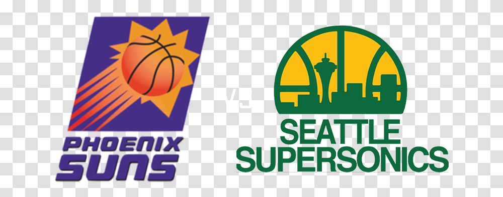 Phoenix Suns Vs Seattle Supersonics Seattle Supersonics Transparent Png