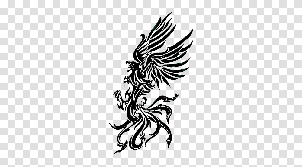 Phoenix Tattoo Right, Nature Transparent Png