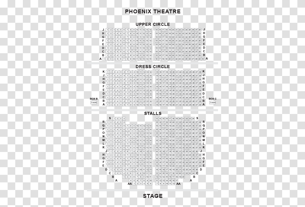 Phoenix Theatre London Seating Plan, Home Decor, Label, Page Transparent Png