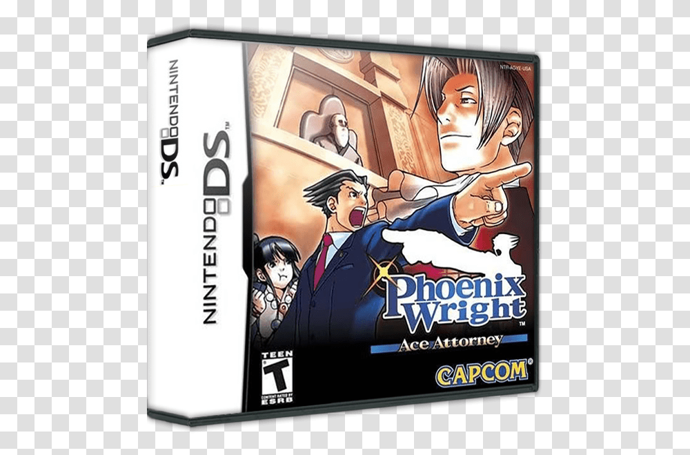Phoenix Wright Ace Attorney Game, Comics, Book, Poster, Advertisement Transparent Png