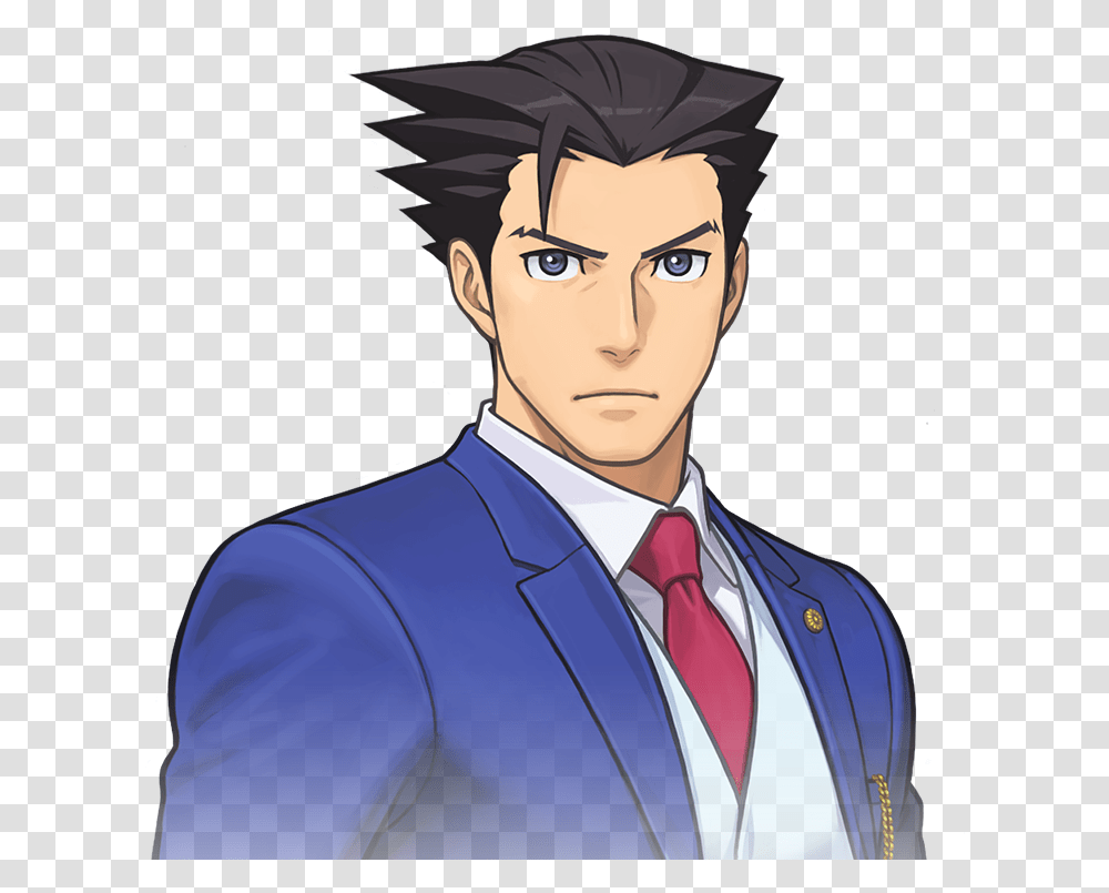 Phoenix Wright Phoenix Wright Icons, Tie, Accessories, Person Transparent Png
