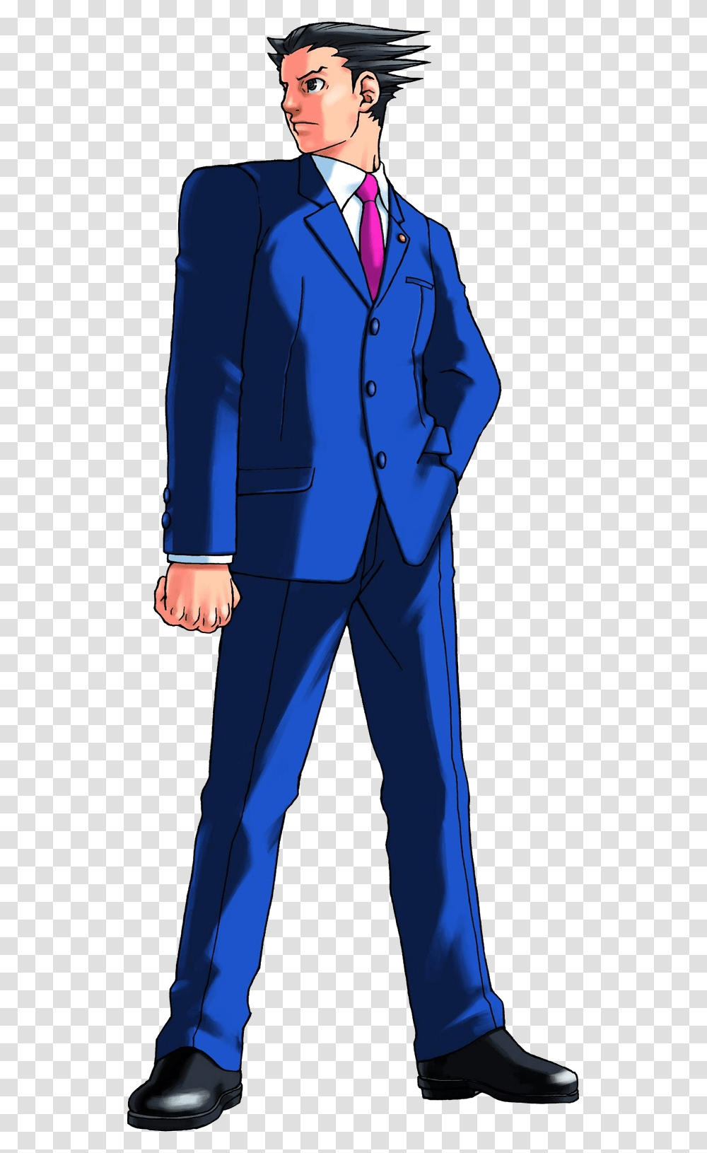 Phoenix Wright, Suit, Overcoat, Apparel Transparent Png