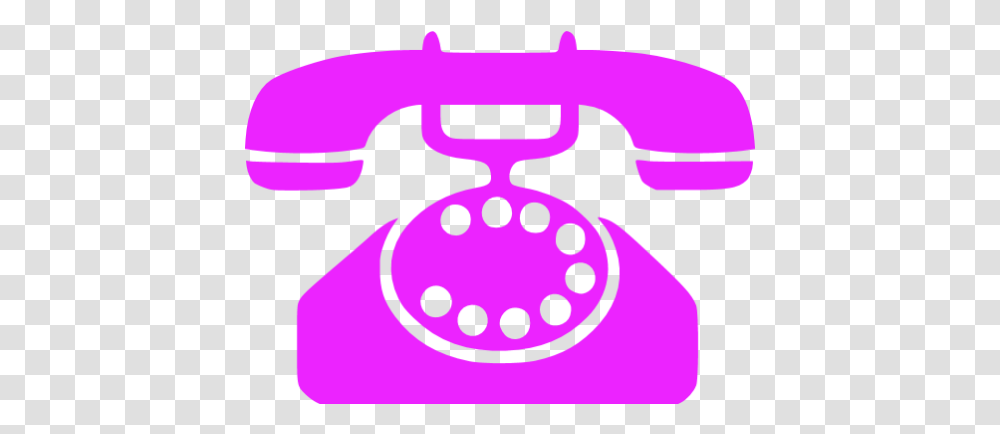 Phone 09 Icons Telephone Purple Phone Icon, Electronics, Dial Telephone Transparent Png