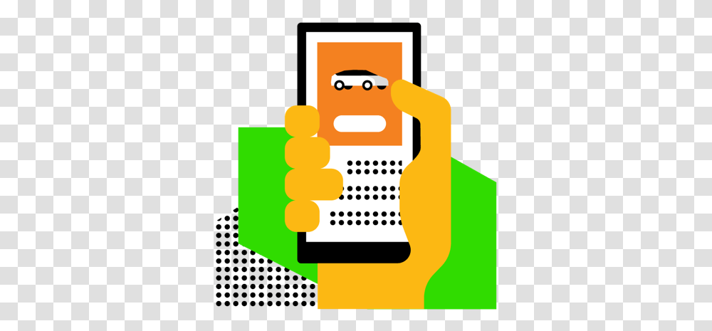 Phone App Cartoon, Number, Driving License Transparent Png
