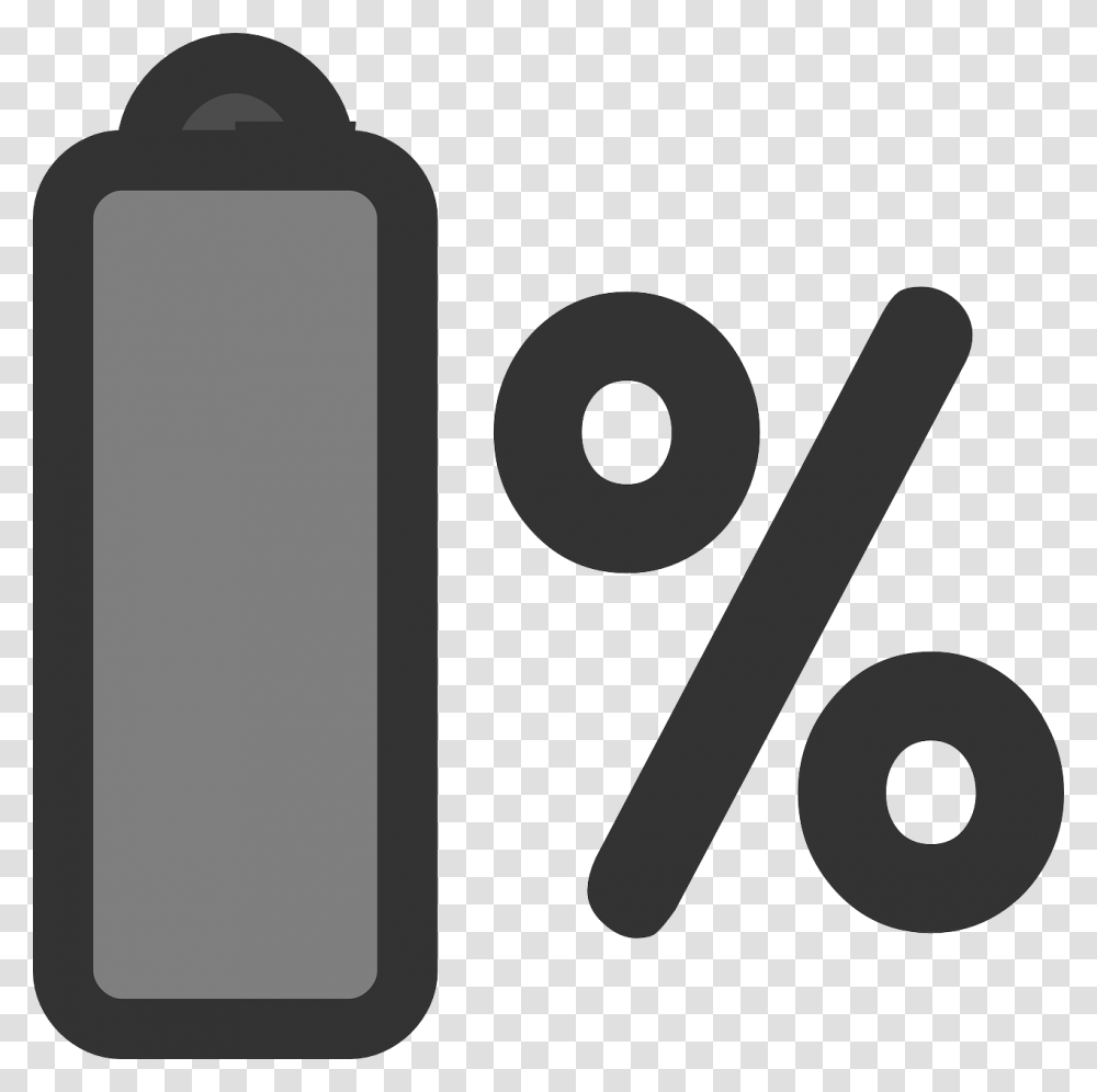 Phone Battery Percentage Clip Art Library Battery Percentage Clipart, Text, Bottle, Symbol, Jar Transparent Png