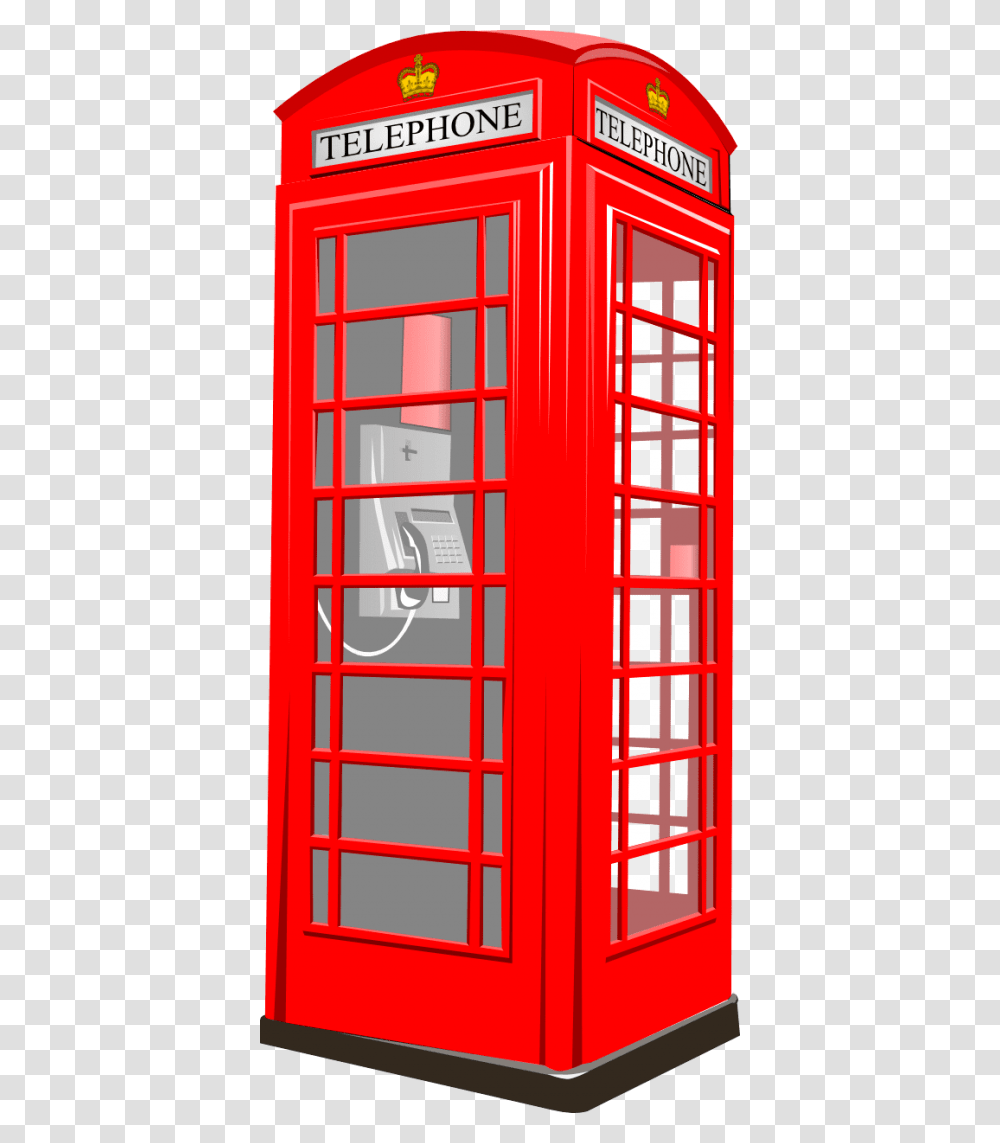 Phone Booth Red Telephone Box Clipart, Gas Pump, Machine Transparent Png