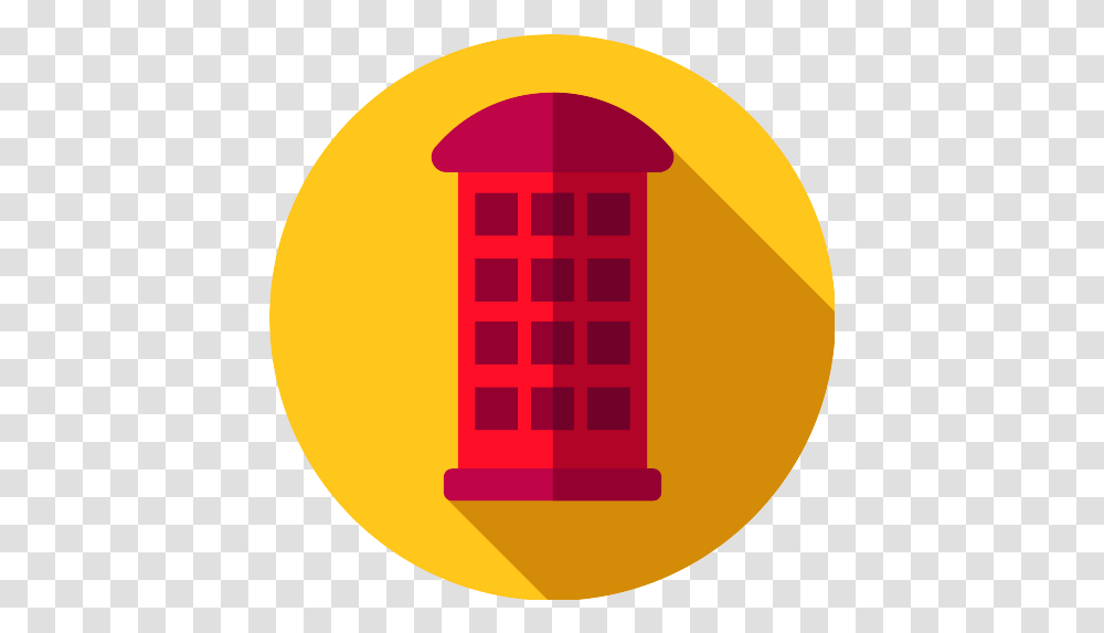 Phone Booth Vector Svg Icon Telephone Box Icon, Text, Label, Urban Transparent Png