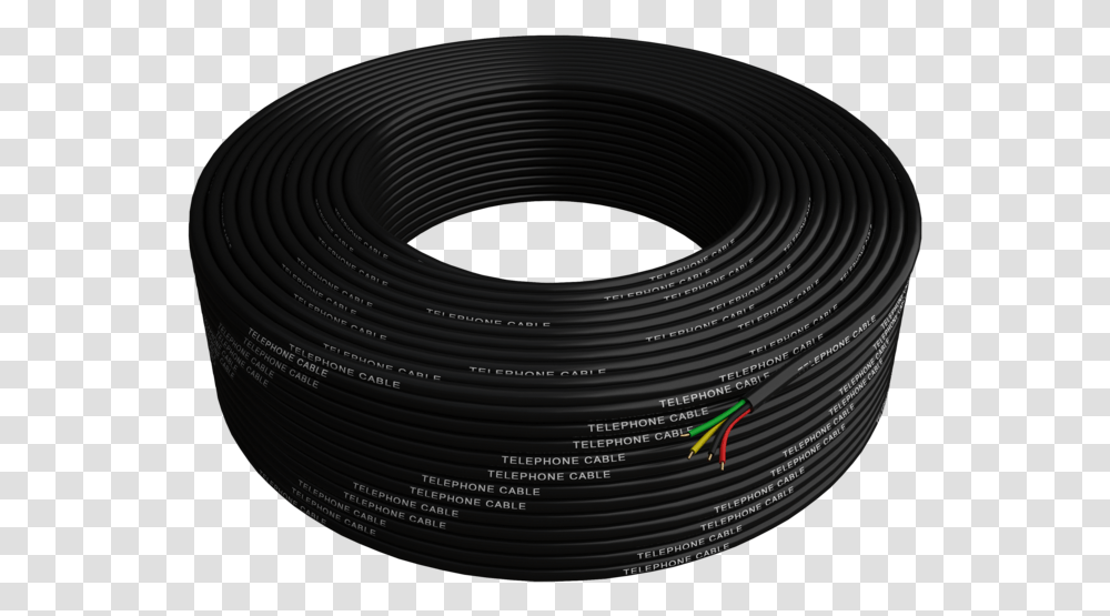 Phone Cable 300ft Rounded Black Roll 4x10 Wire, Cooktop, Indoors Transparent Png