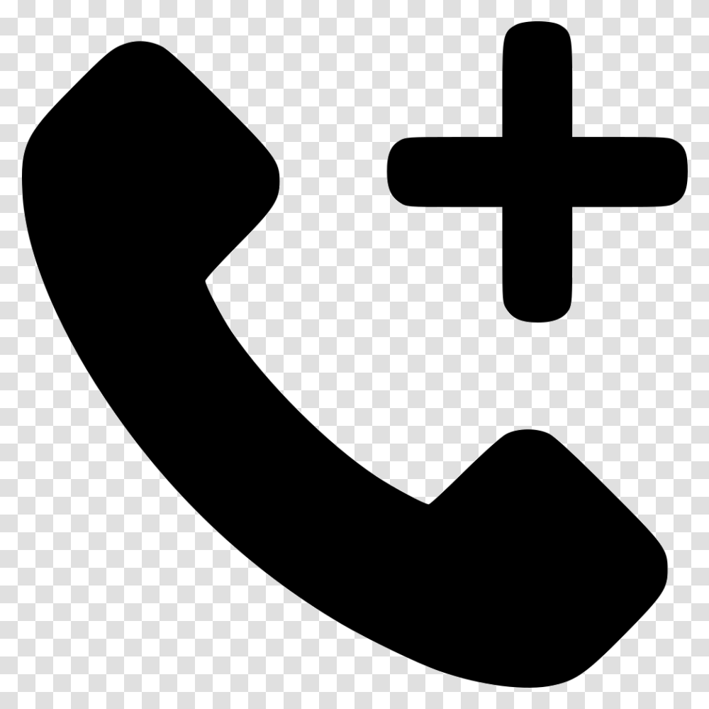 Phone Call Dial Add New Telephone Cross, Hook, Hammer, Tool Transparent Png