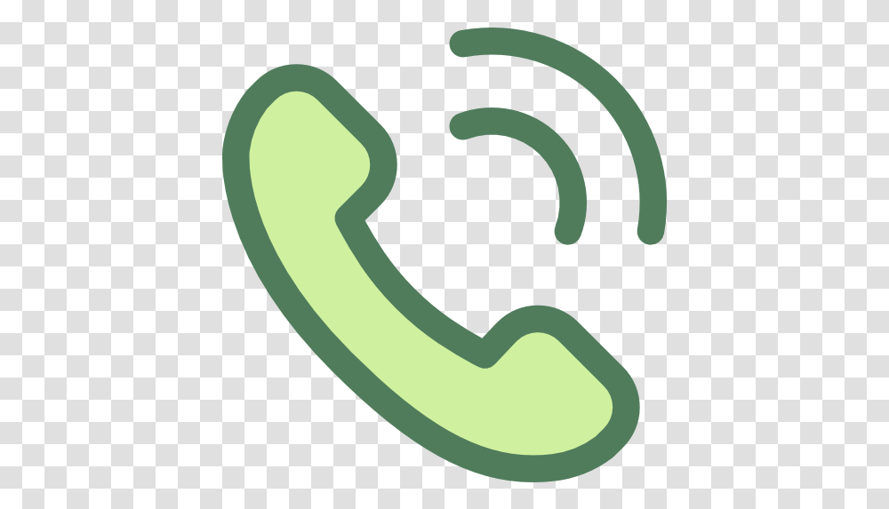 Phone Call Icon Green Icon Of Conversation, Plant, Food, Vegetable, Cushion Transparent Png
